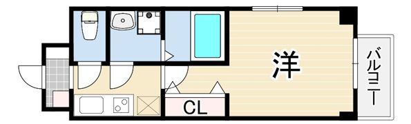 トレフル立花の間取り画像