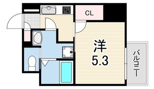 フォーリアライズ昭和南通1の間取り画像