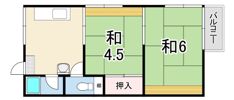 サンハイツの間取り画像