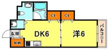 エスペランサ御影2の間取り画像