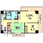 グランドエクセル東灘の間取り画像