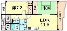 KDXレジデンス夙川ヒルズ 1番館の間取り画像