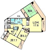 KDXレジデンス夙川ヒルズ 1番館の間取り画像