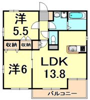 クレールメゾンの間取り画像