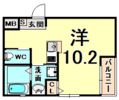 ワコーレヴィータ神戸駅NORTHの間取り画像