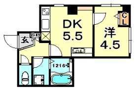 LEAFY北野の間取り画像