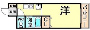 BLUME武庫之荘の間取り画像