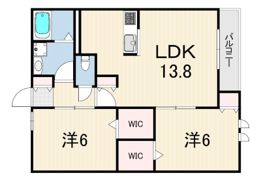 へーベルメゾン武庫北の間取り画像