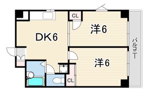 ベルテAKIの間取り画像