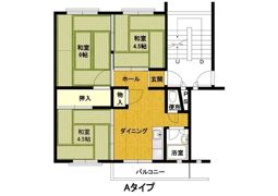 伊丹池尻 1号棟の間取り画像