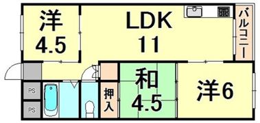 コンコード甲子園の間取り画像