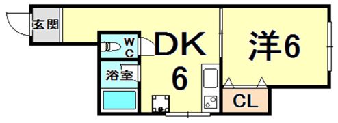 コンコード甲子園の間取り画像