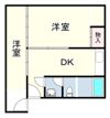 松原マンションの間取り画像