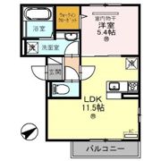 D-ROOM ル・シャン・ドゥ・フルールの間取り画像