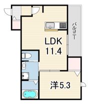 トレーノ加古川の間取り画像