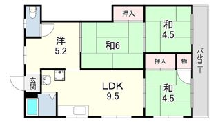 新見荘の間取り画像