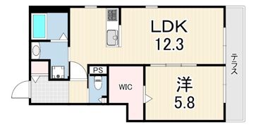 ラコリーナ上ノ丸の間取り画像
