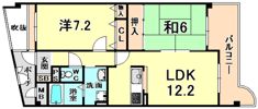 KDXレジデンス夙川ヒルズ 4番館の間取り画像
