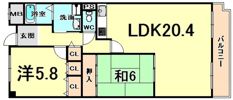 フレシア西宮の間取り画像