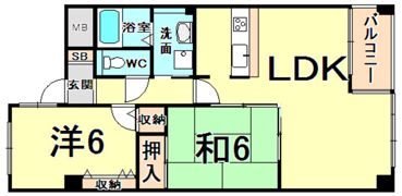 ソフィア塚口の間取り画像