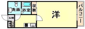 コータース武庫之荘の間取り画像