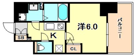 エスリード神戸三宮の間取り画像