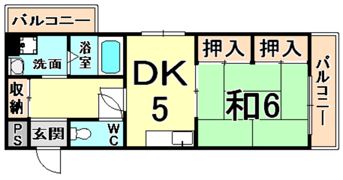 S.FIELD東難波の間取り画像