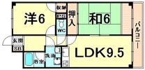 ソシア武庫川の間取り画像