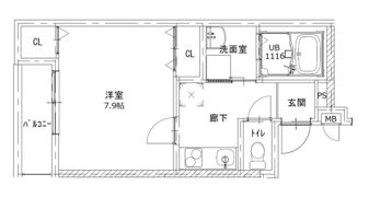 フジパレス尼崎出屋敷の間取り画像