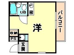 ダイドーメゾン塚口6の間取り画像