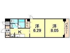 エクセランス西宮の間取り画像