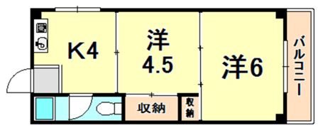 栄マンションの間取り画像