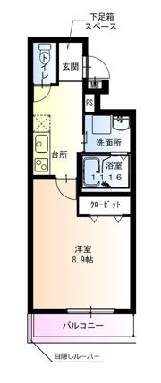 フジパレス神田南通1番館の間取り画像