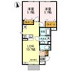 チェリーハウス2 A棟の間取り画像