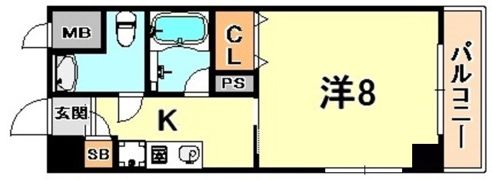 PISO六甲の間取り画像