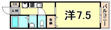 コンパニエロ北口の間取り画像