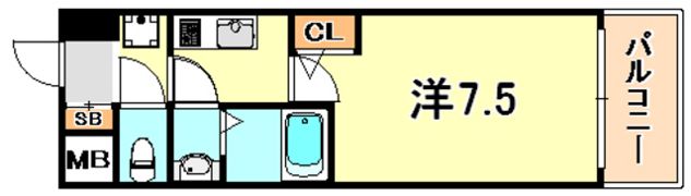 サムティ神戸BENIRの間取り画像