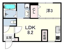 LEGGERO武庫川の間取り画像