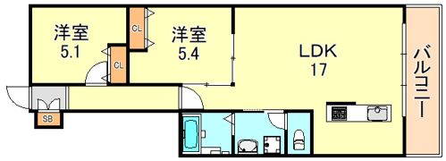 JACKSONSTREET521の間取り画像