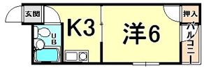 ロイヤルコート東園田の間取り画像