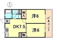 アルファ門戸の間取り画像