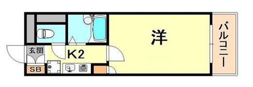 パルミナード弓木の間取り画像