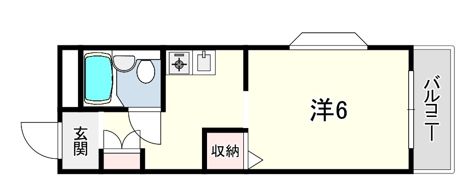 ONハイツ甲東園の間取り画像