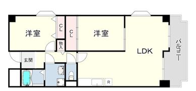 ロイヤル西宮の間取り画像