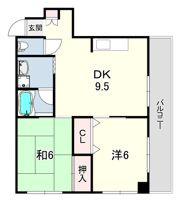 水上マンションの間取り画像