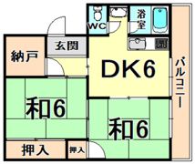 メゾン武庫川の間取り画像