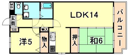 ベルシャトーの間取り画像