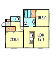 クオーレ2の間取り画像