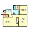 クオーレ2の間取り画像