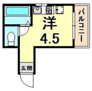 アンジョリジャルダン門戸厄神の間取り画像